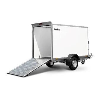 Brenderup 7260B Cargo - Lukket trailer m. rampe/stor h�jde - 1000kg. 